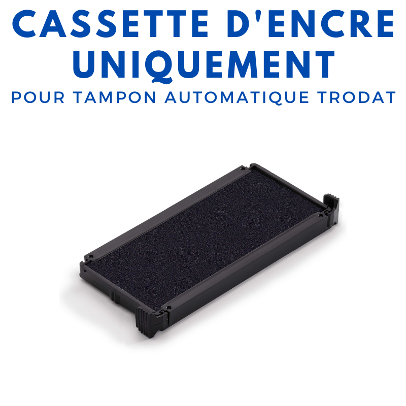 Cassette d'encre pour tampon encreur trodat