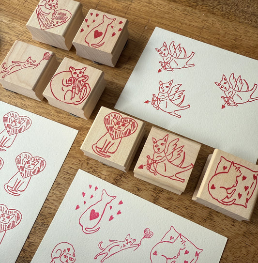 Tampon encreur CAT LOVER boîte mystère