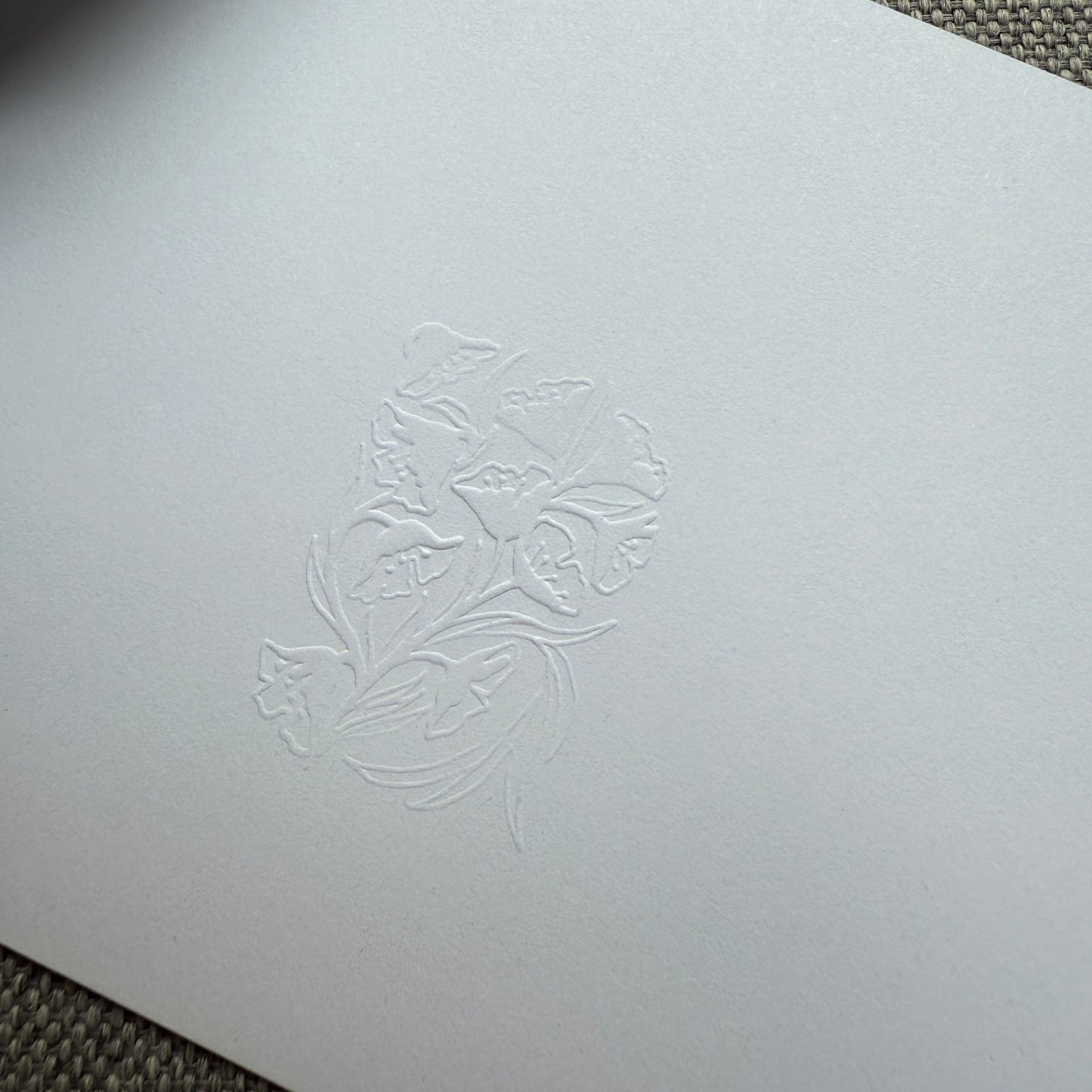 Timbre à sec motif Ex Libris