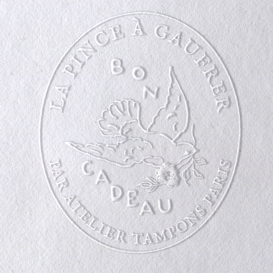 Bon cadeau pince à gaufrer personnalisable SHINY