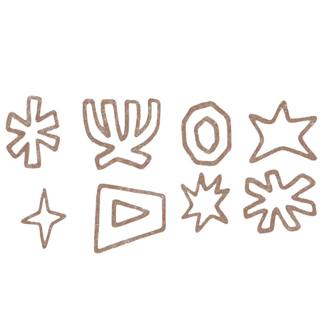 Jeu de tampons formes