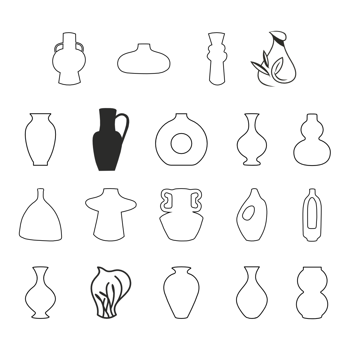 Tampon illustré pour argile, céramique et savon