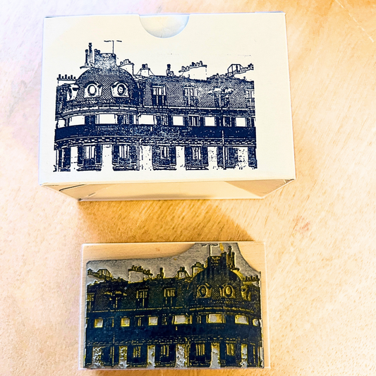 Tampon illustration de Paris grand format