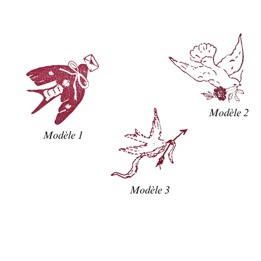 Tampon illustré Vol d'Oiseau