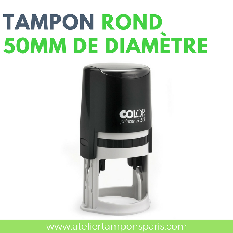 Tampon encreur automatique COLOP printer R50 dimension 50 mm de diamètre