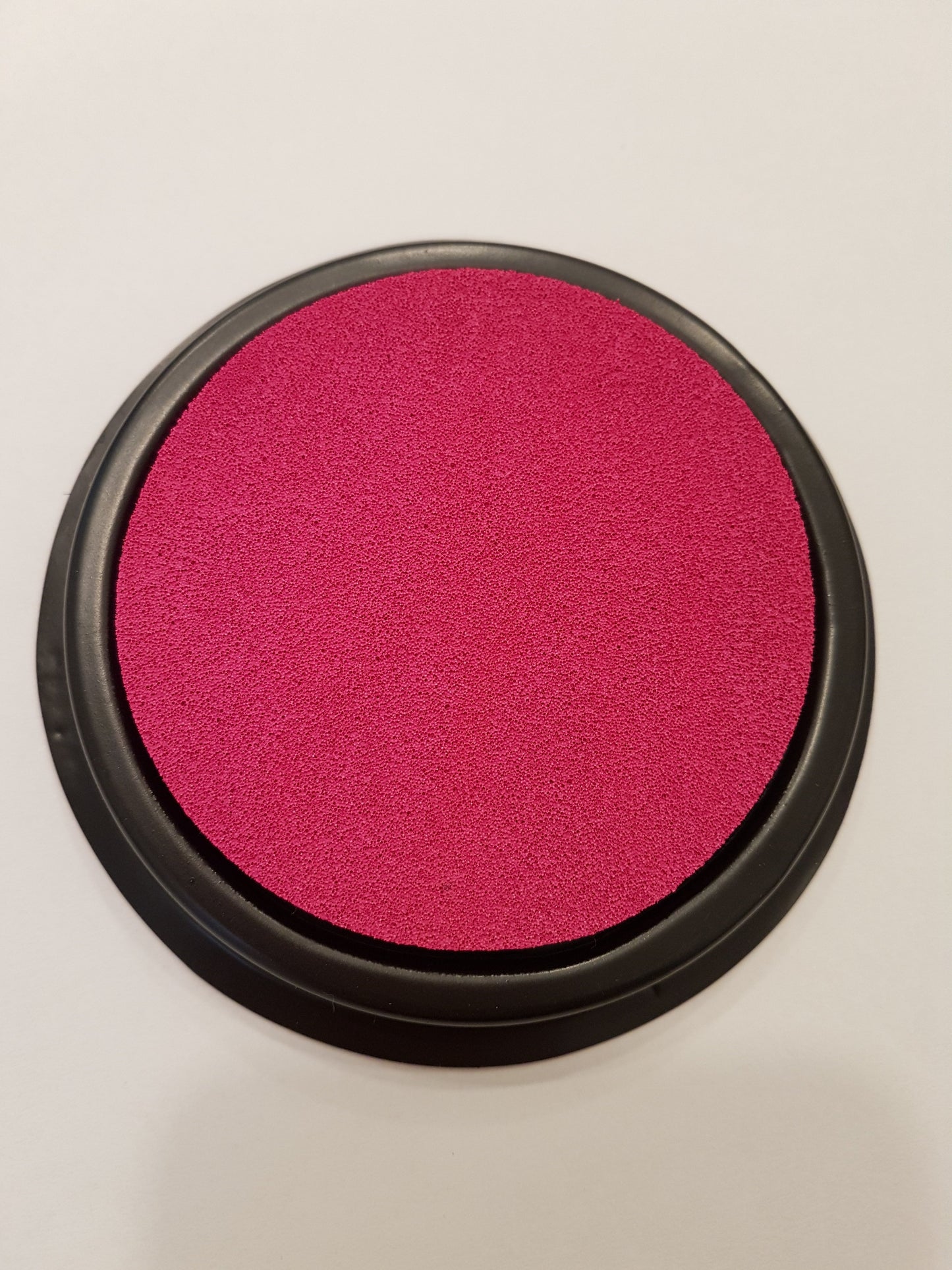 Encrier textile Aladine pour tampon encreur en bois adapté pour tissus en coton couleur rose fushia