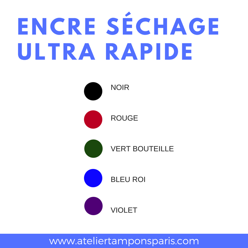 Encre ultra rapide spécial plastique 196