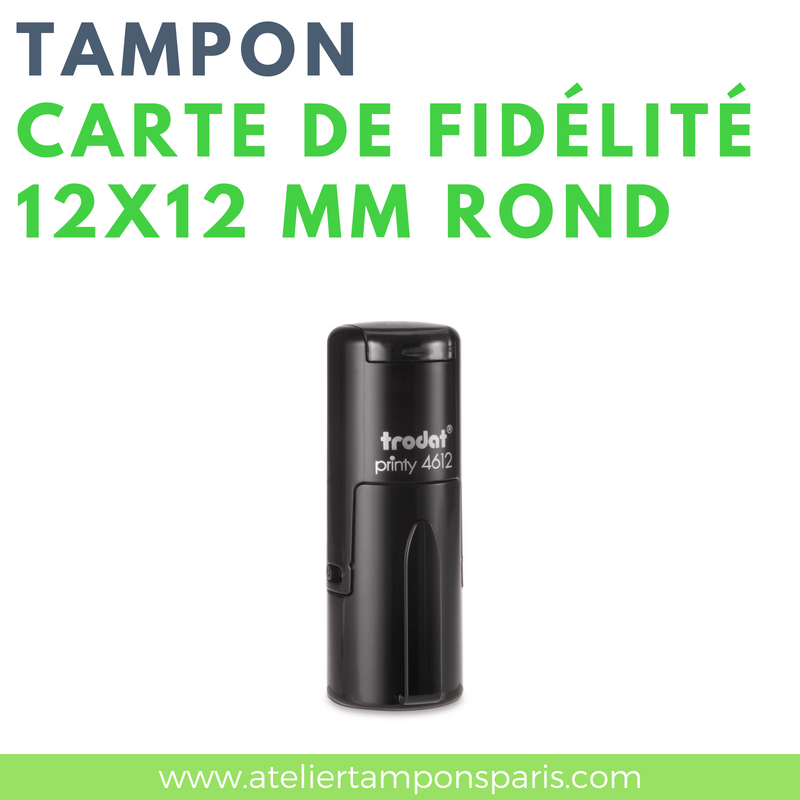 Tampon encreur automatique TRODAT printy 4612 dimension 12X12 mm