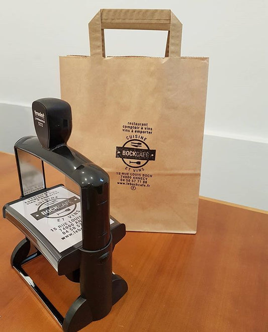 tampon encreur automatique format géant spécial packaging 116 X 70 mm