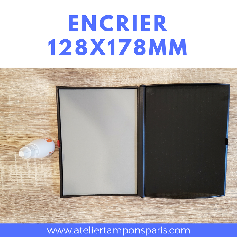 Encrier 128 x 178 mm, encrier 12,8 X 17,8 cm, encrier Shiny