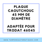 SEMELLE CAOUTCHOUC POUR TAMPON ENCREUR TRODAT 46045