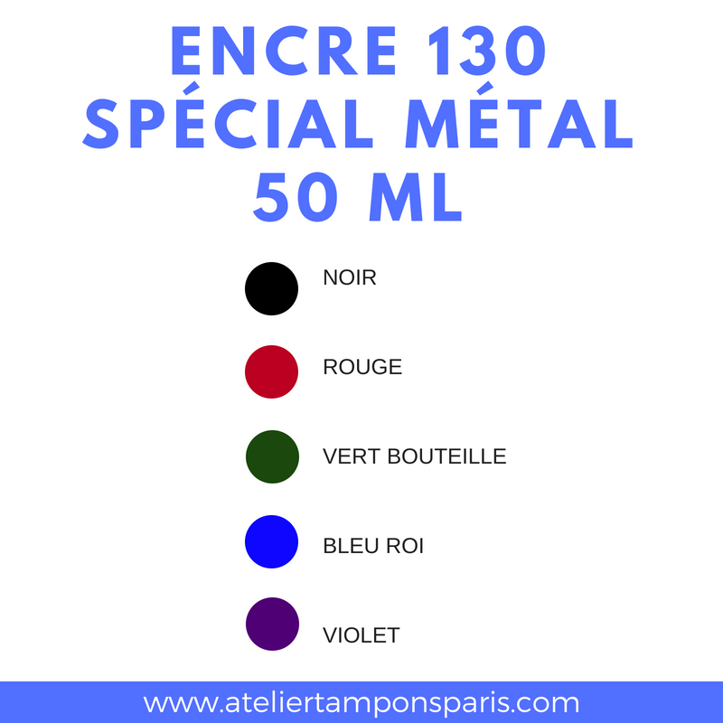 Encre à séchage rapide noris 130 pour marquage métal