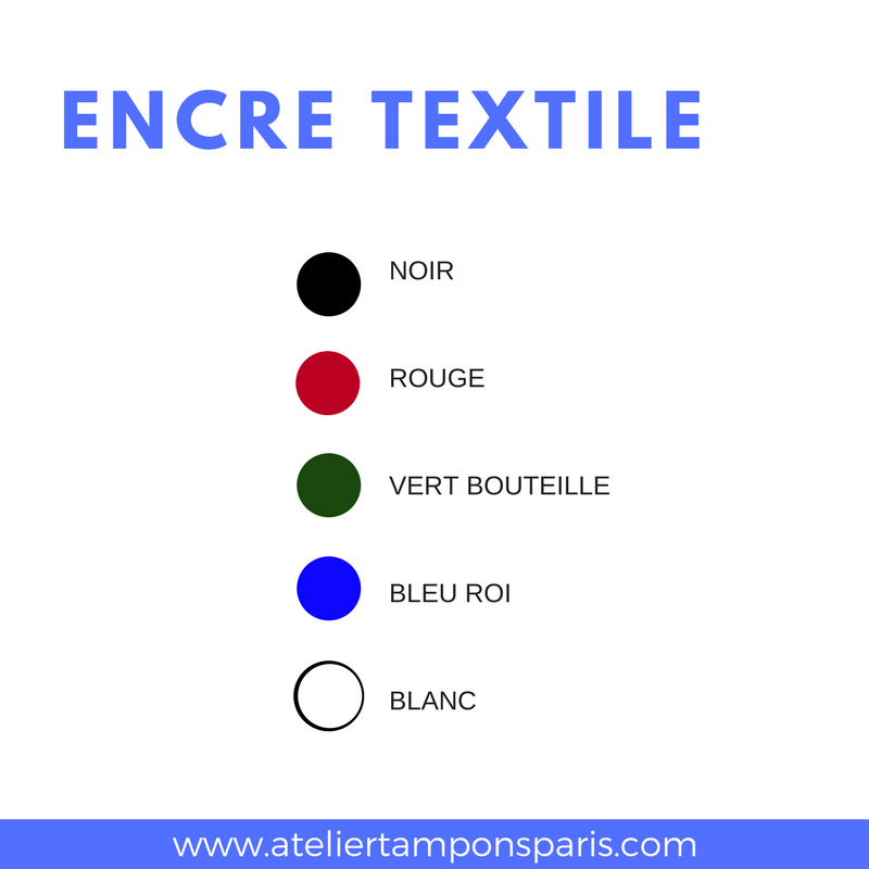 encre textile pour coton et lin de la marque trodat pour tampon encreur