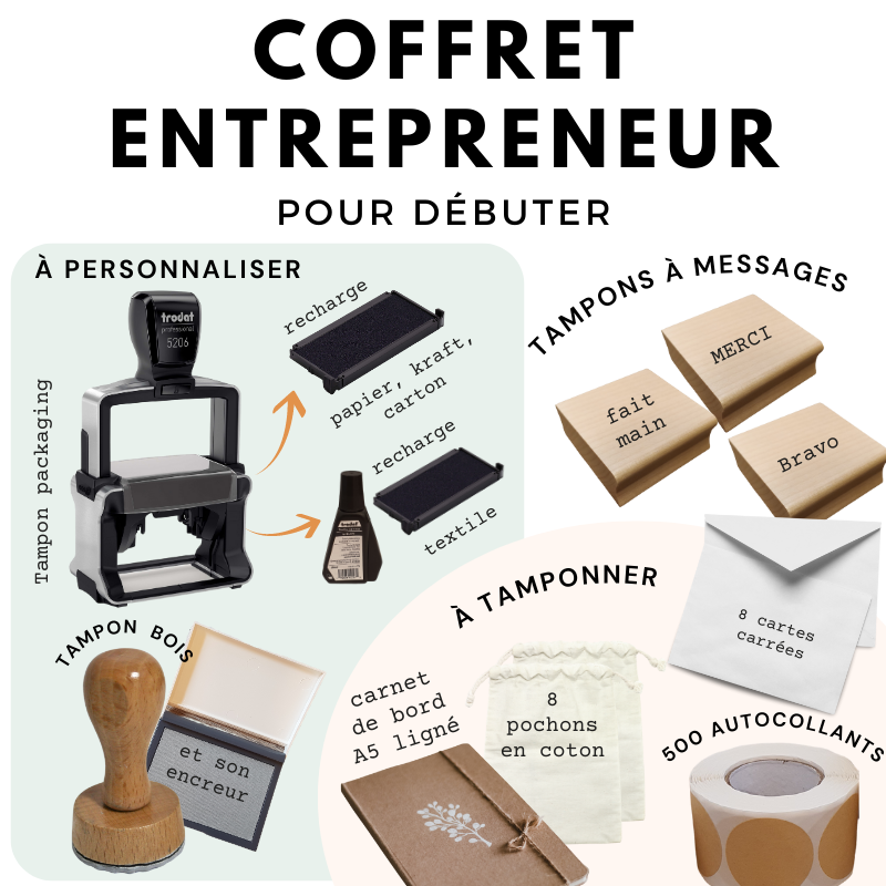 Coffret de tampons pour entrepreneurs et petites entreprises