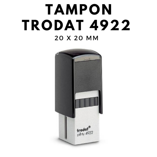 Tampon encreur automatique TRODAT 4922 dimension 20X20 mm