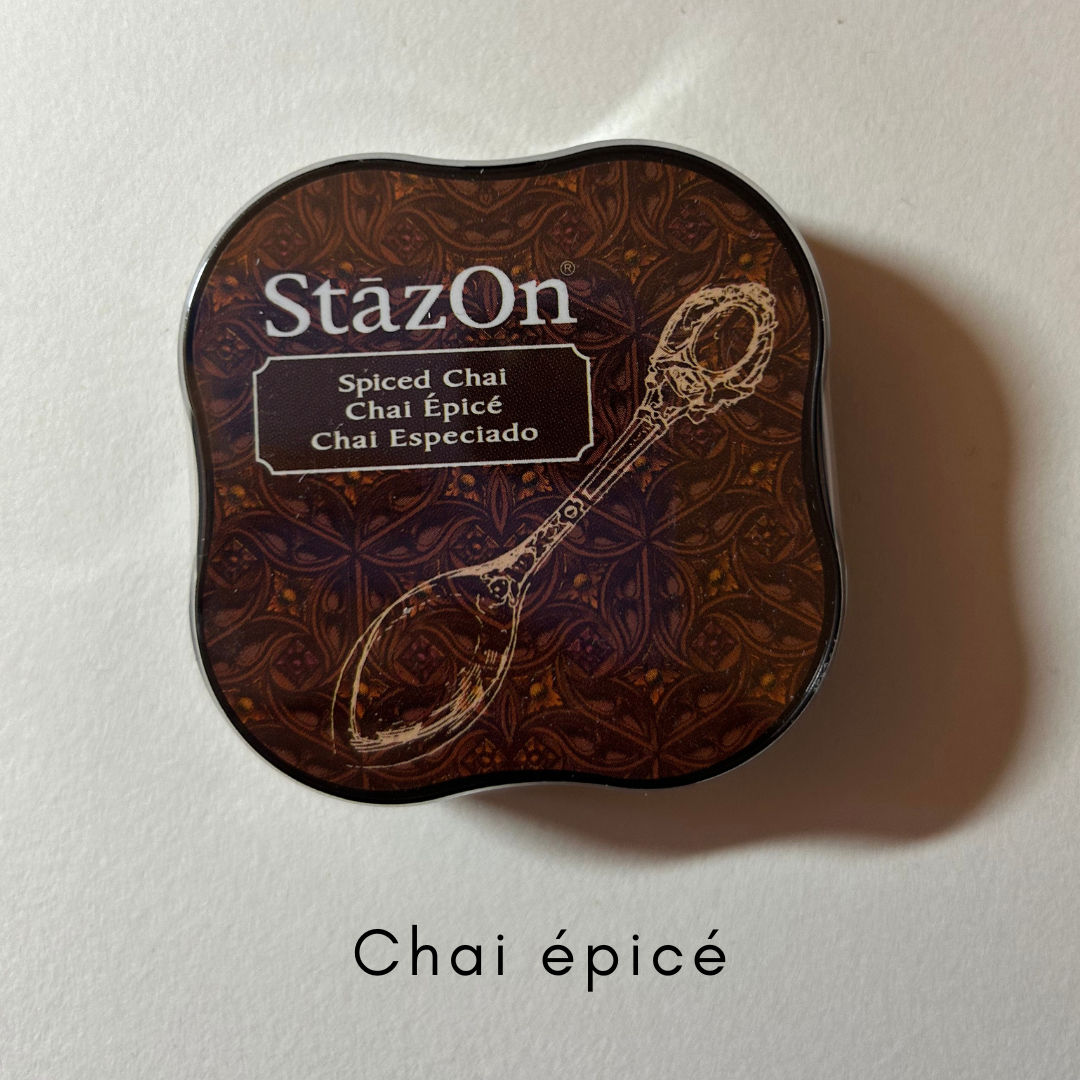 Encreur stazon à séchage rapide pour cuir, céramique, bois, plastique et support non absorbant