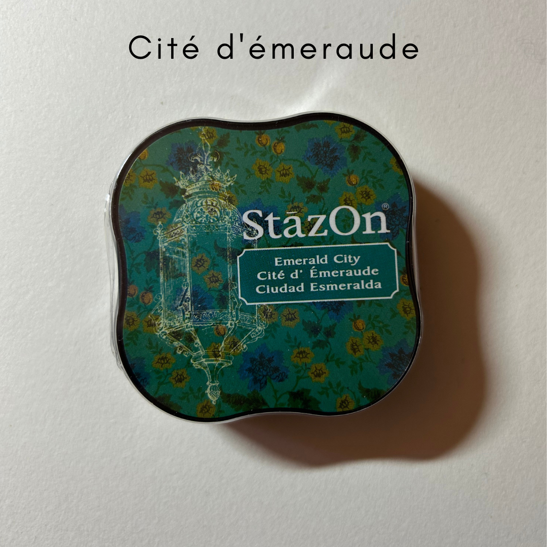 Encreur stazon à séchage rapide pour cuir, céramique, bois, plastique et support non absorbant