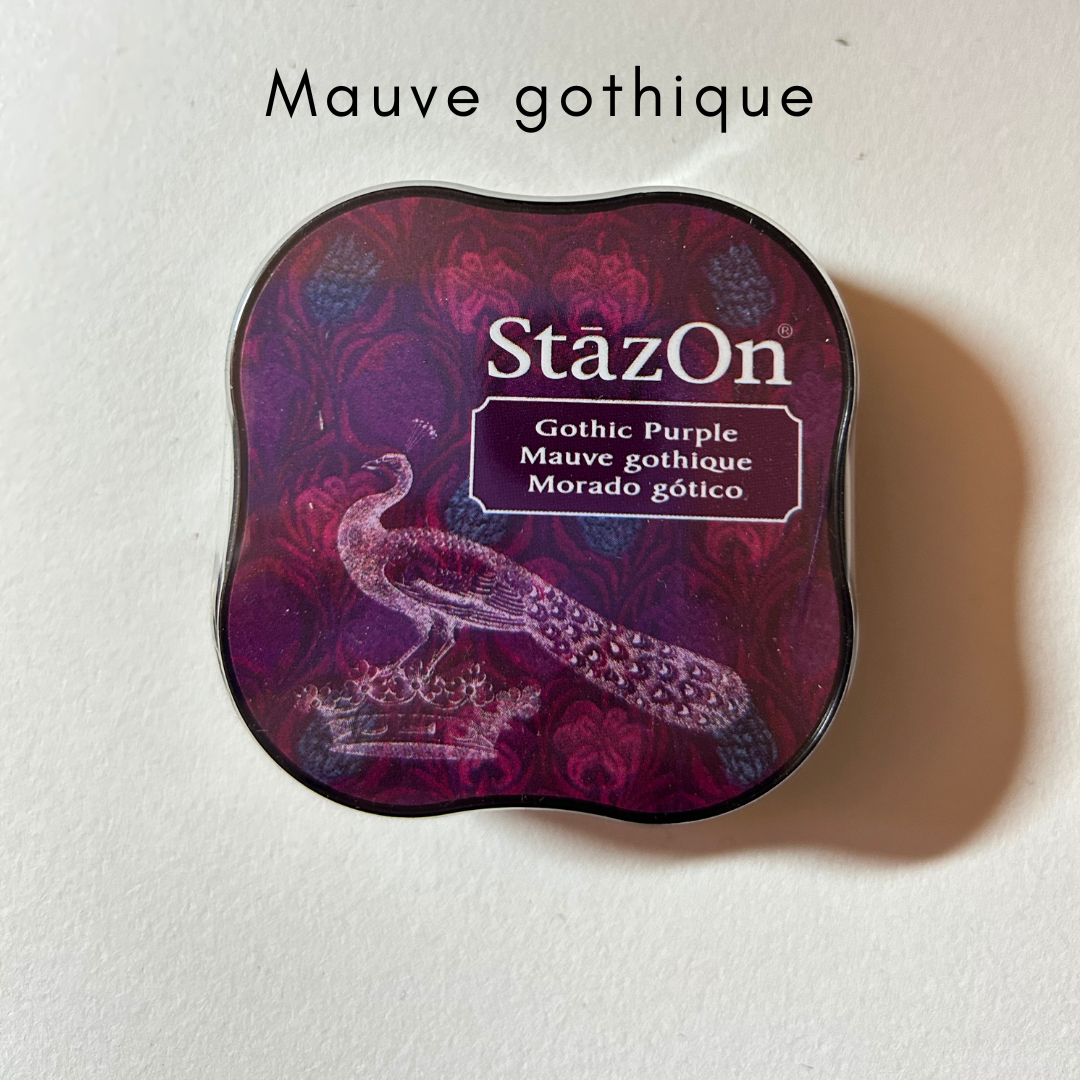 Encreur stazon à séchage rapide pour cuir, céramique, bois, plastique et support non absorbant