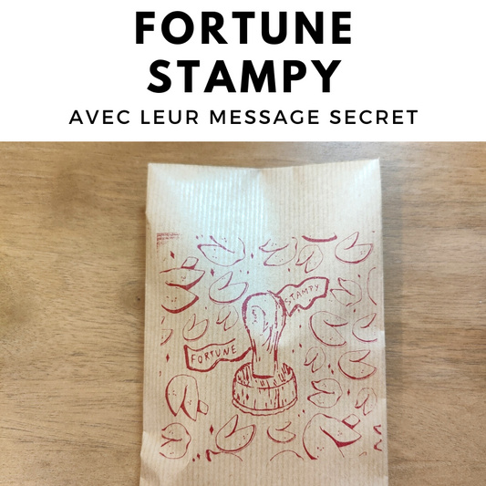 Fortune stampy avec citation ou mot de motivation