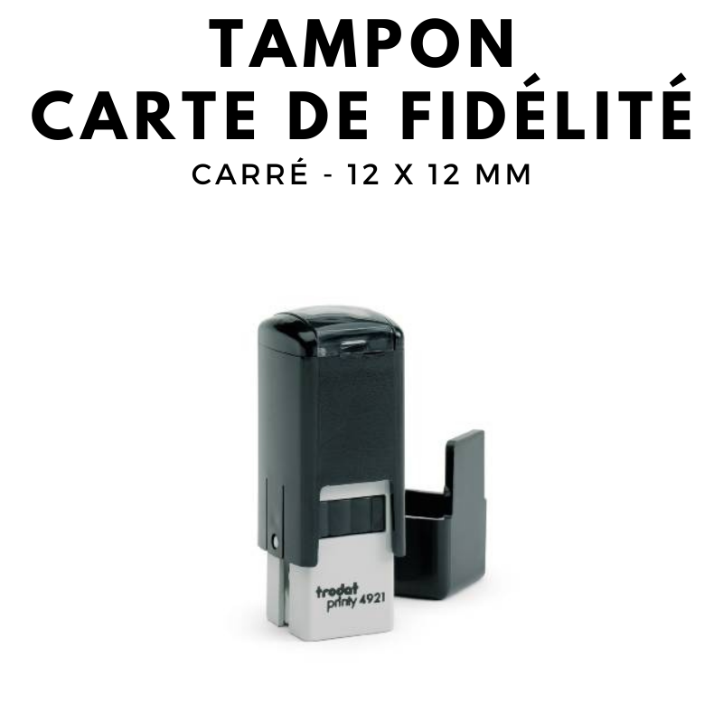 Tampon encreur automatique TRODAT printy 4921 dimension 12X12 mm