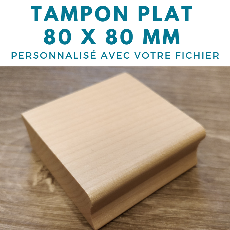 Tampon monture loisirs créatifs 80 mm