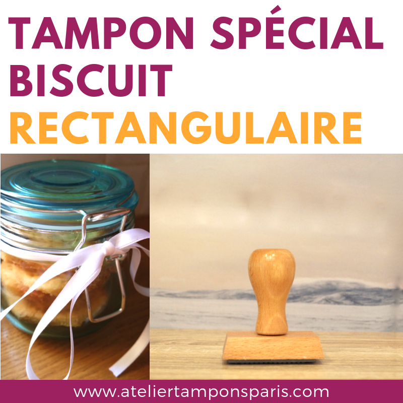 Tampon à biscuits rectangulaire