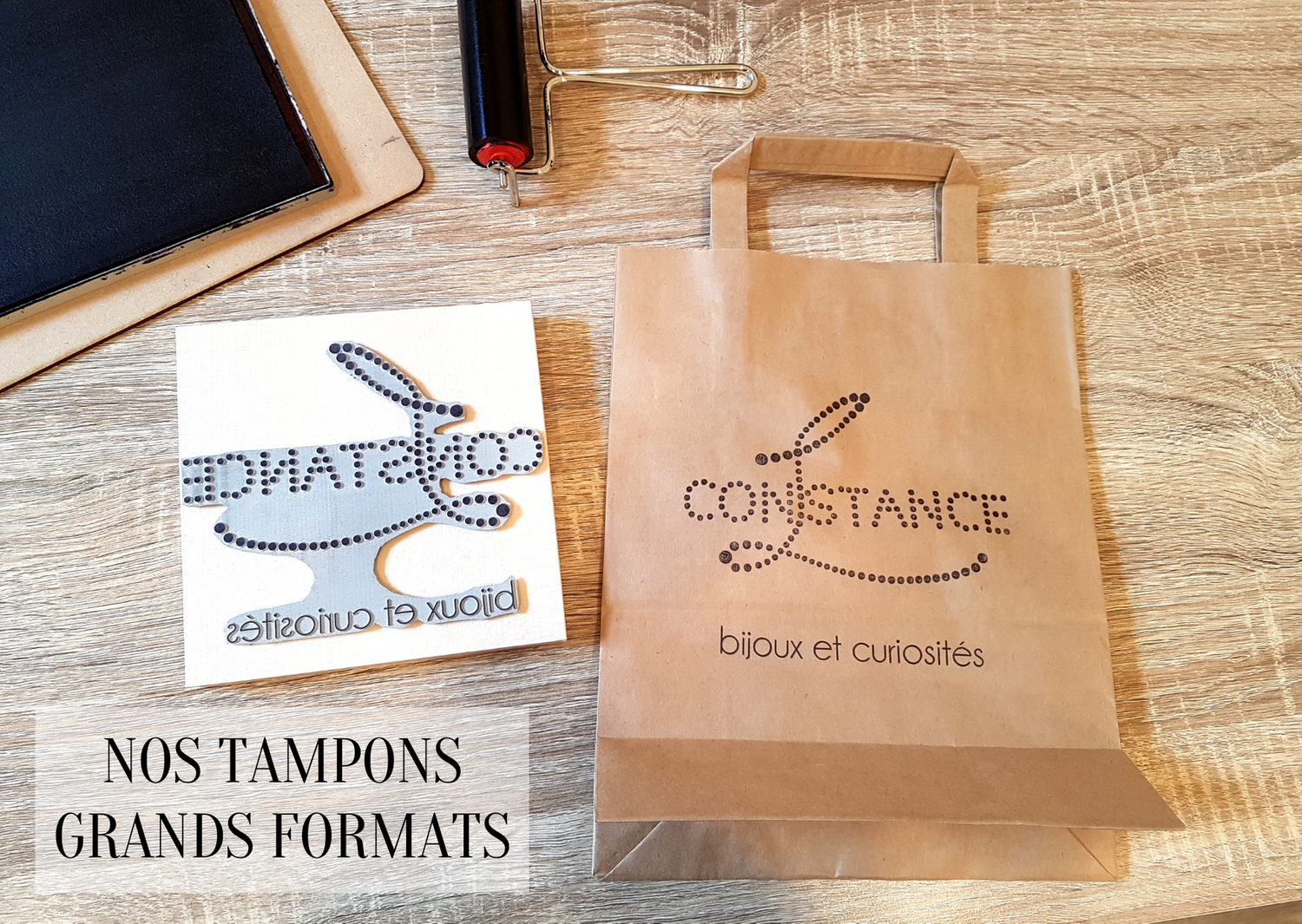 Tampon grand format