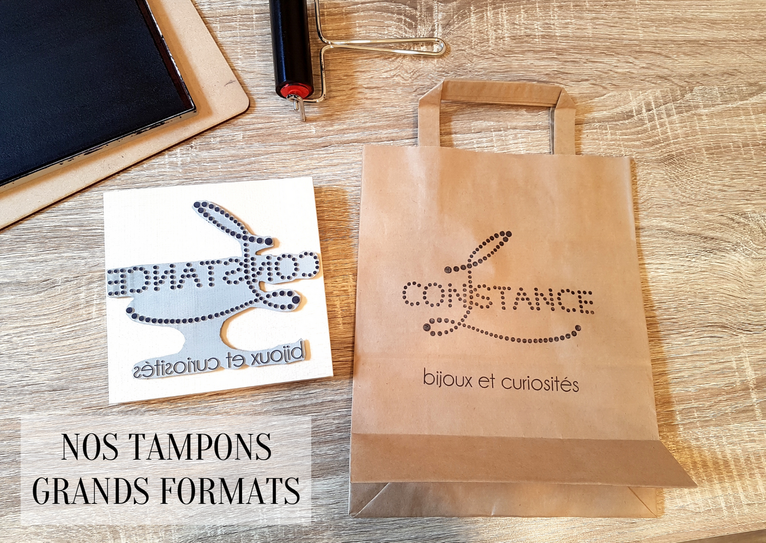 Tampon textile personnalisé – L'atelier Gravure