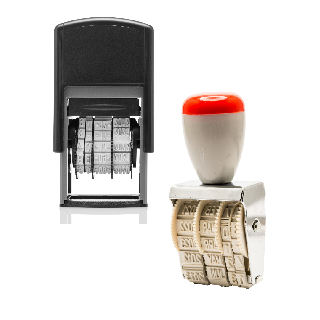 Tampon dateur et tampon numéroteur