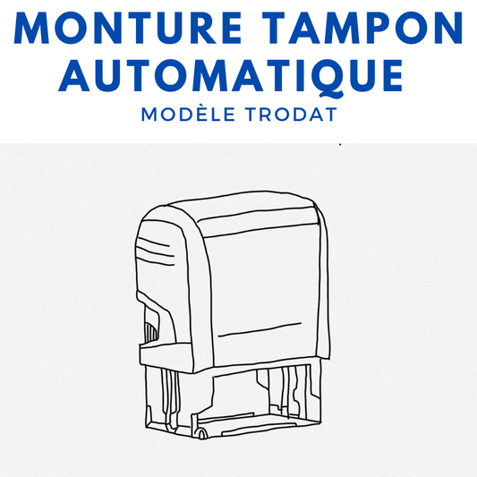 Monture de tampon encreur automatique trodat