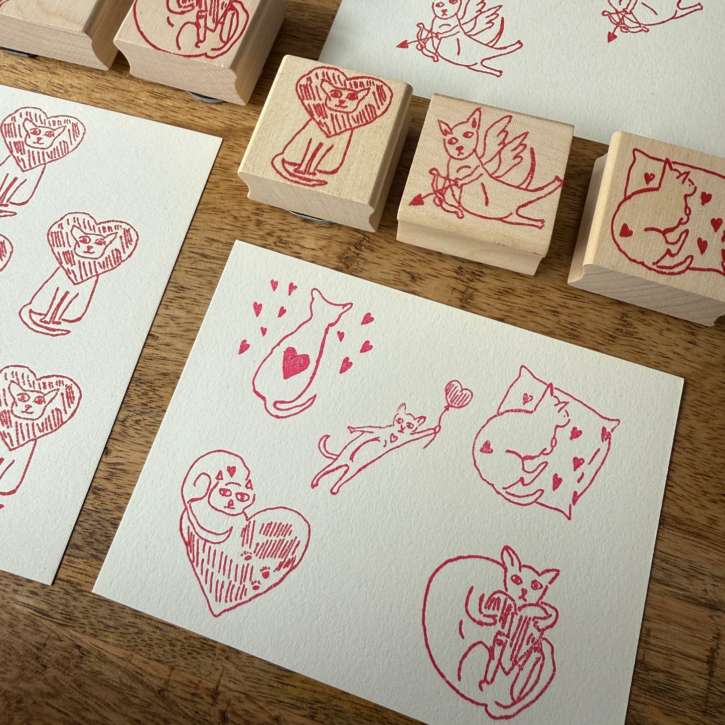 Tampon encreur CAT LOVER boîte mystère