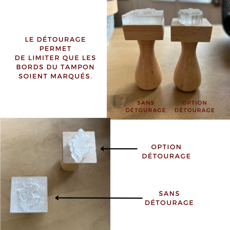 Tampon acrylique pour savon, cuir, terre, argile, céramique –  ateliertamponsparis
