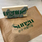 Grand tampon bois 90 x 150 mm  tampon logo personnalisé