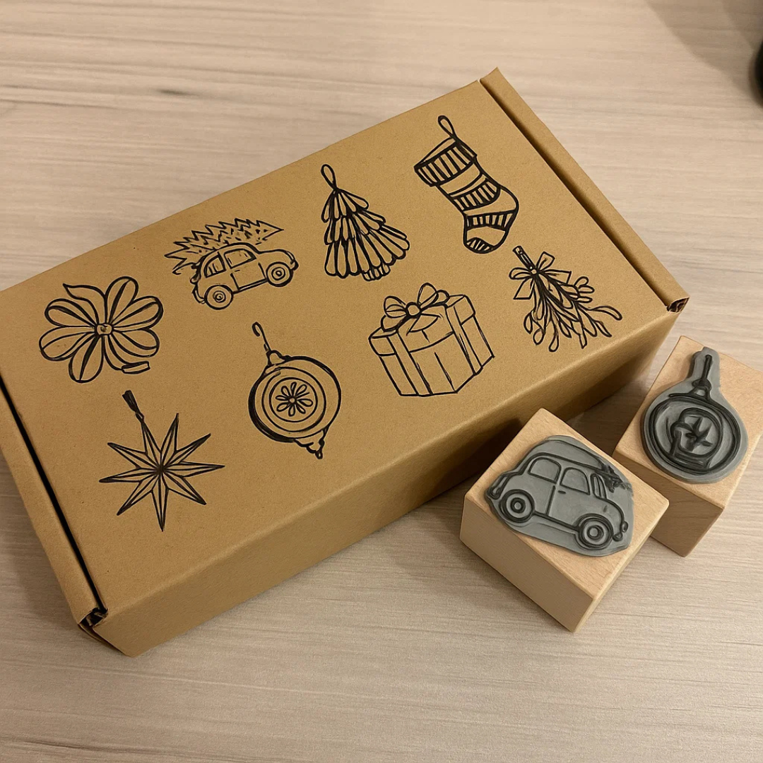 Jeu de tampons hivernaux