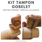 Kit tampon pour personnaliser vos gobelets médium type café allongé