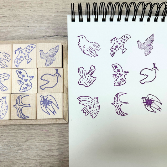 Jeu de tampons Les Oiseaux