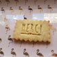 Tampon à biscuits rectangulaire