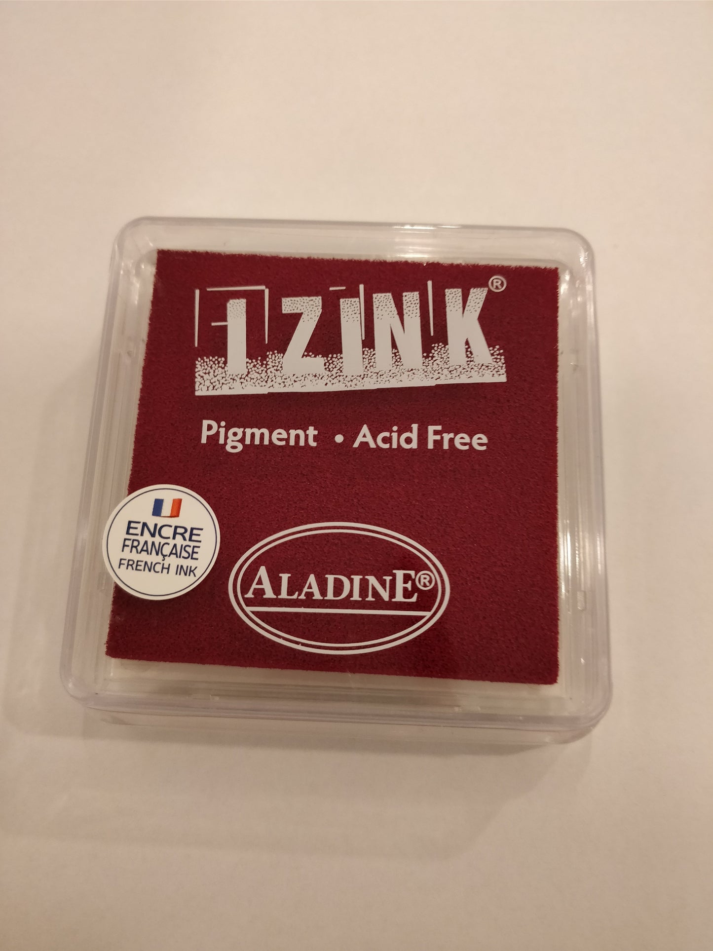 encrier couleur unique IZINK marque Aladine couleur lit de vin