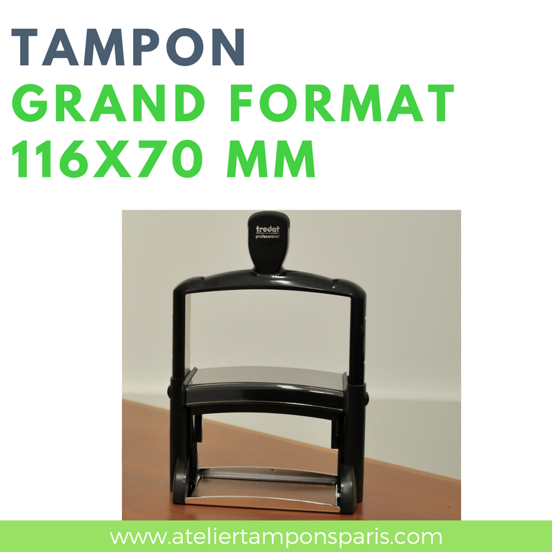 tampon encreur automatique grand format trodat 116x70 mm