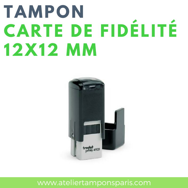 Tampon encreur automatique TRODAT printy 4921 dimension 12X12 mm