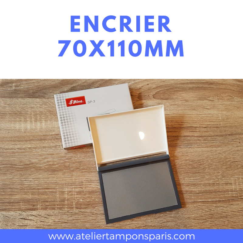 encrier 110 x 70 mm