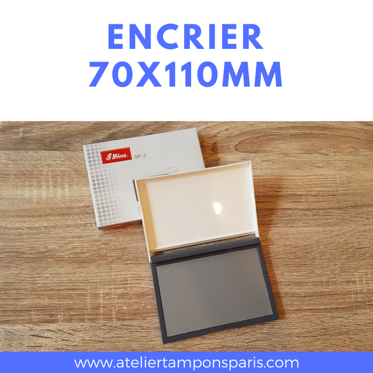 Encrier blanc pour tampon encreur