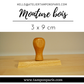 MONTURE BOIS POUR TAMPONS ENCREURS 3 X 9 CM OU 30 X 90 MM