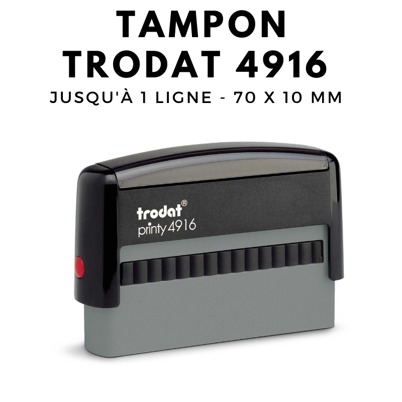 tampon encreur automatique trodat printy 4916 dimension 70x10 mm