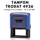 tampon encreur automatique trodat printy 4926 dimension 75x38 mm