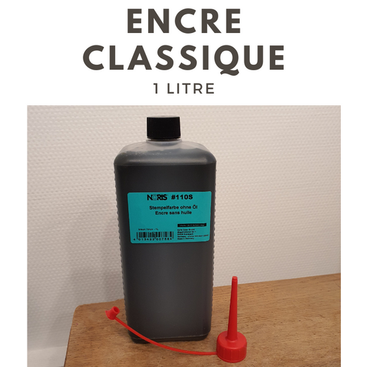 Bouteille encre tampon 1 litre