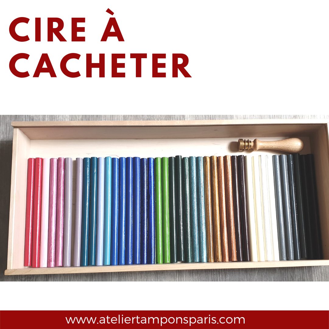 Bâton de cire pour cachet cire et sceau