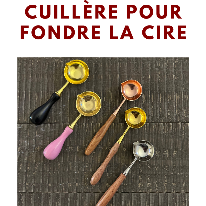 Cuillère pour faire fondre cire à cacheter