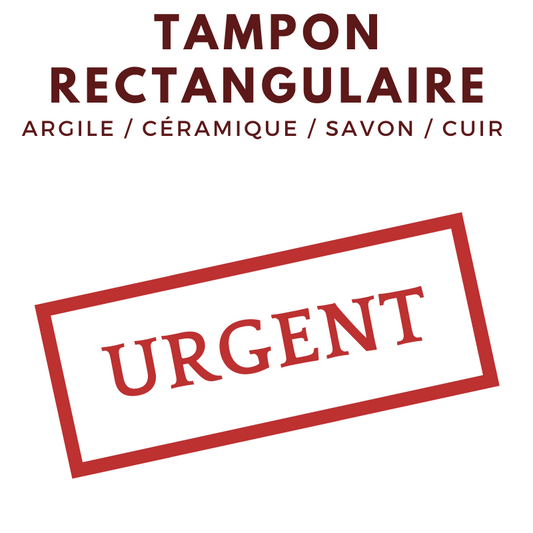 Tampons Céramique sur Mesure - Tampon poterie avec logo. - Joli Tampon