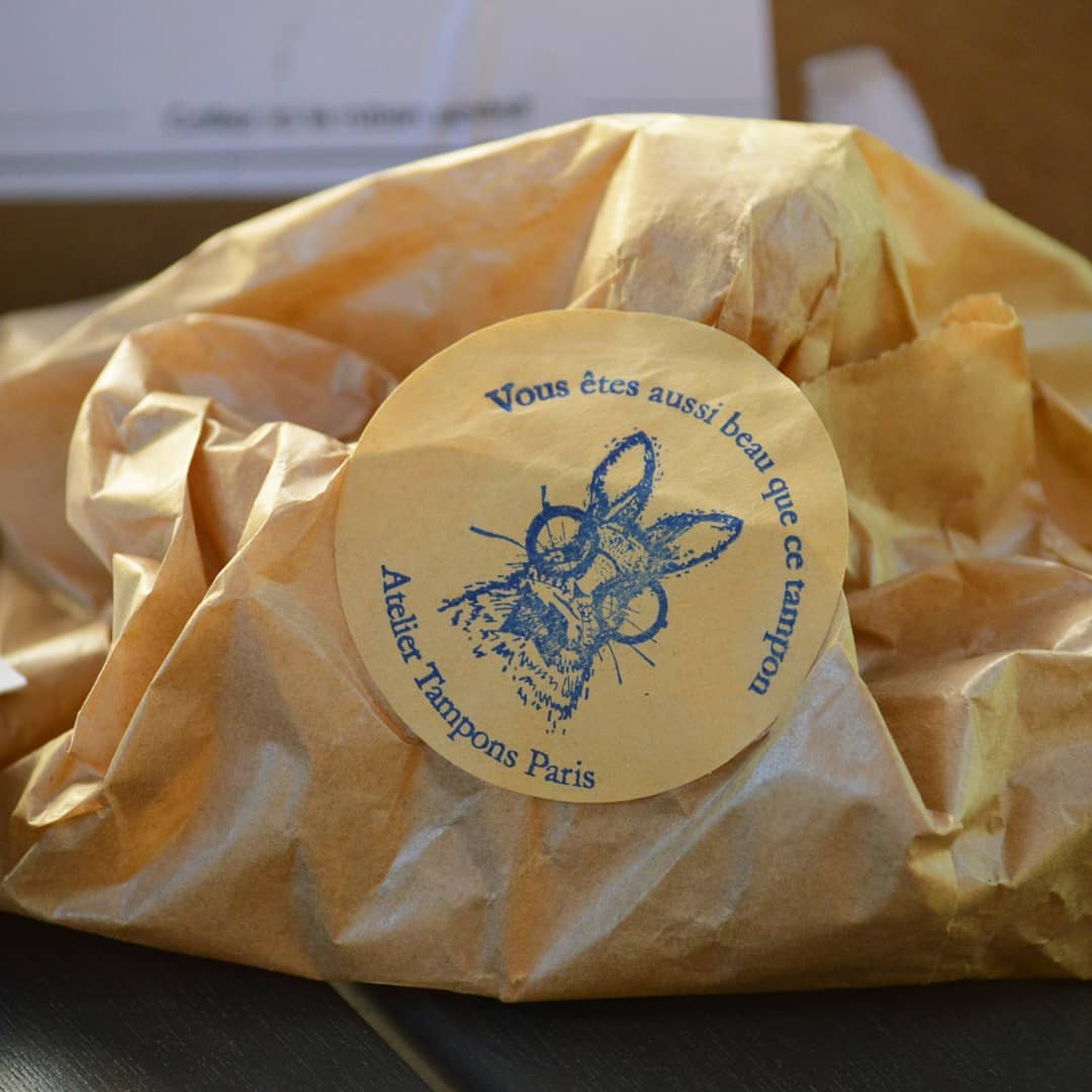 Stickers en kraft vierge à personnaliser